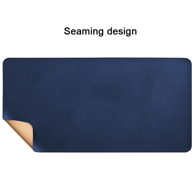 Alfombrilla de ratón de corcho Natural suave, alfombrilla de escritorio antiincrustante de PVC, impermeable, para teclado XXL, para escritorio de escritura,