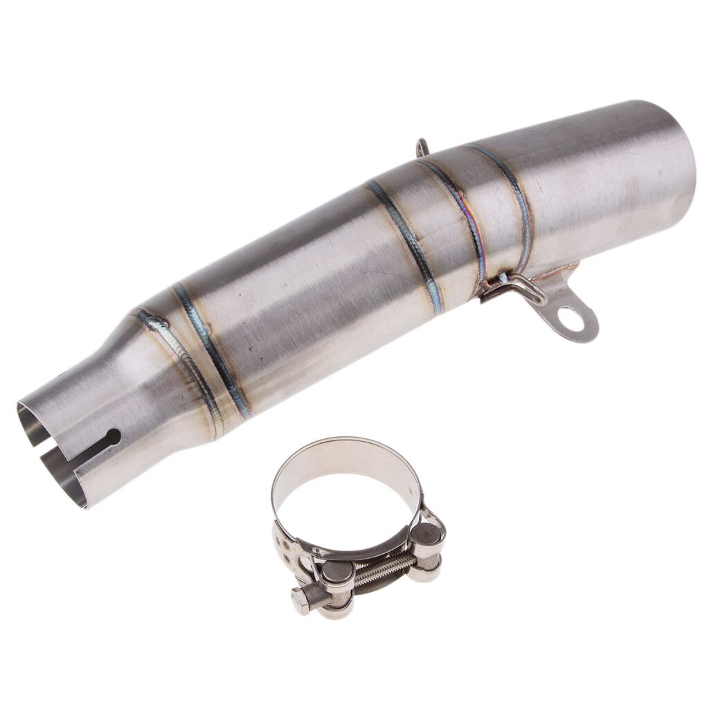 Tube collecteur central d'échappement, en acier inoxydable, 60mm, pour moto Yamaha R6 (2006 – )
