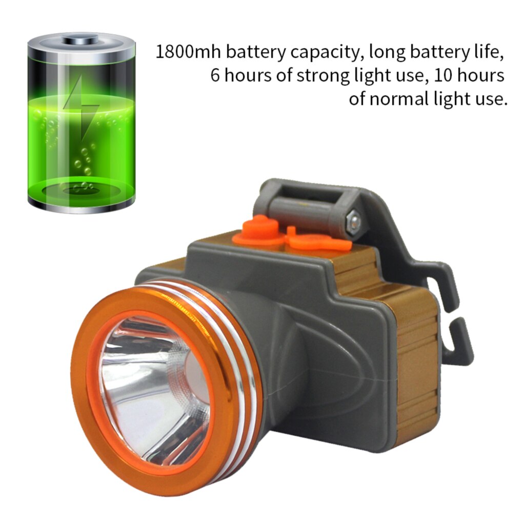 Headlight Outdoor Strong Light Mining Head Lamp Waterproof Charging LED Headlight Fishing Camping Biking Flashlight Searchlight