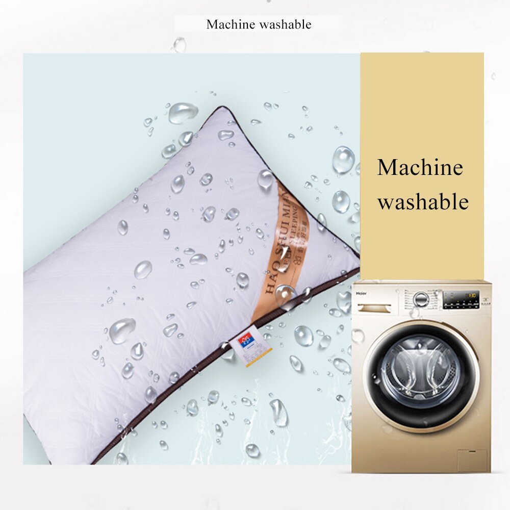 Slowdream 48x74cm Size Pillow For Bed Rectangle Cotton Padding Throw Cushion Pillow White Core Soft Pillow Home Textiles