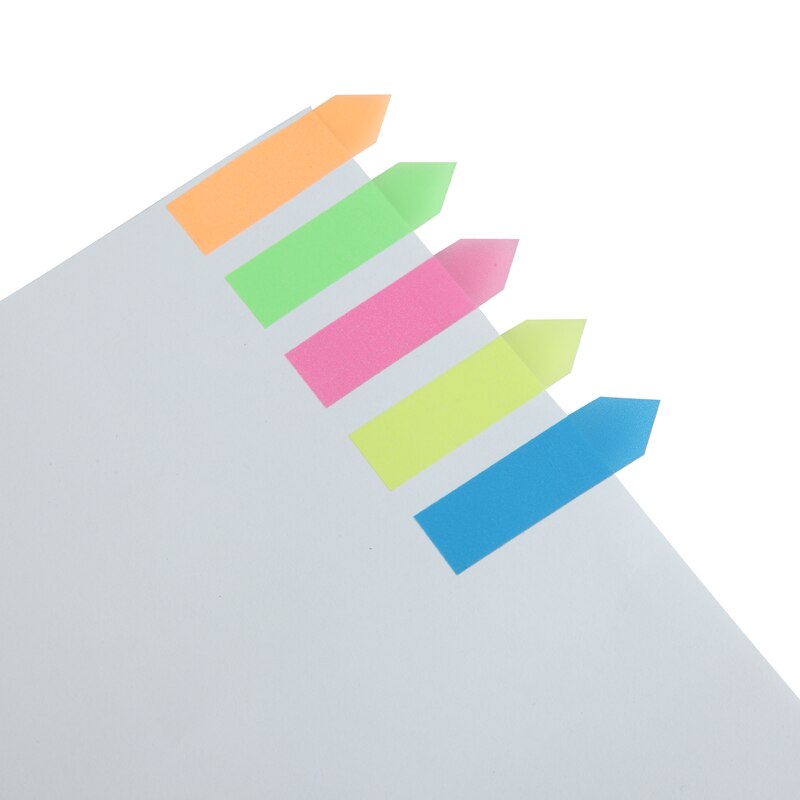 Fluorescent transparent small stickers indicating label classification stickers index stickers student office stationery