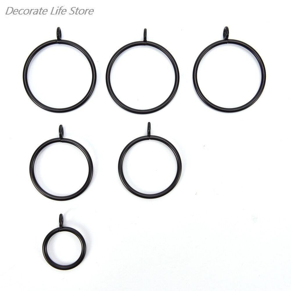 30 Pièces Anneaux De Rideau Avec Pince, Antirouille Anneaux Rideaux En Acier Inoxydble Crochets De Rideau En Metal Or 96811005
