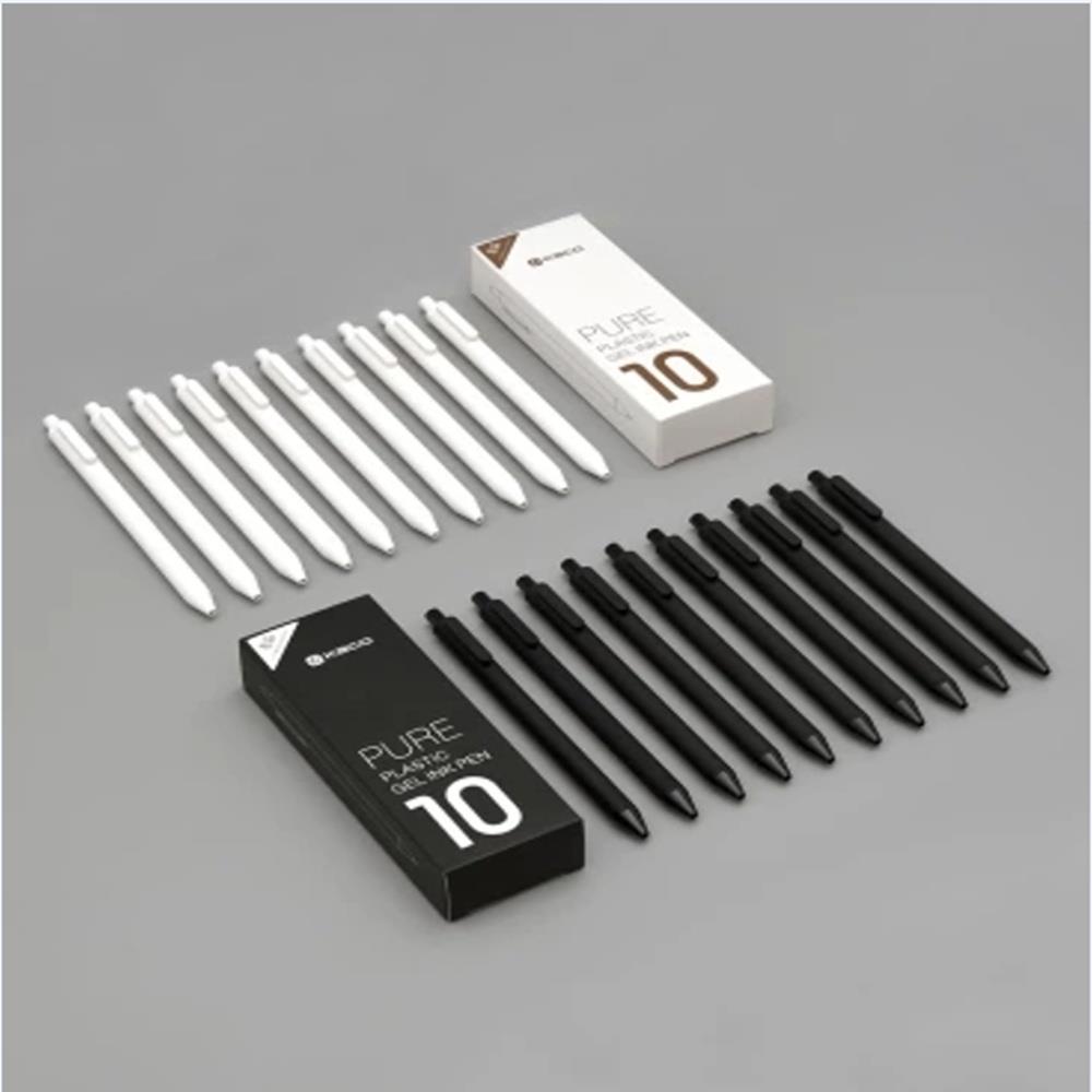 Original Xiaomi KACO rotuladores 10 unids/pack la escuela bolígrafo papelería pluma relleno de Suiza Japón tinta negra añadir pluma Mijia