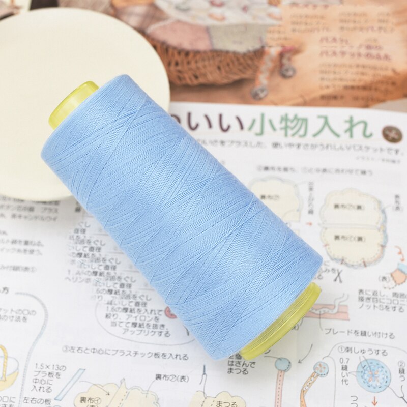 machine sewing garment sewing machine sewing accessories DIY manual 3000 yards: Yellow