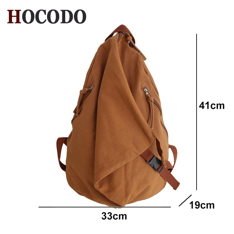 Unisex freizeit-reiserucksack, trendiger canvas-schulrucksack, einfarbig, schlichter schulrucksack, damen-tagesrucksack, mochila