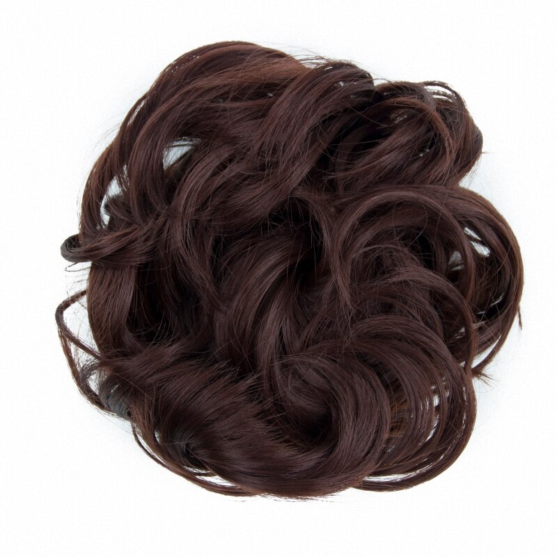 Synthetic Bun Wavy Hair Drawstring Chignon Messy Extensions HairPiece Scrunchie High Temperture Fiber