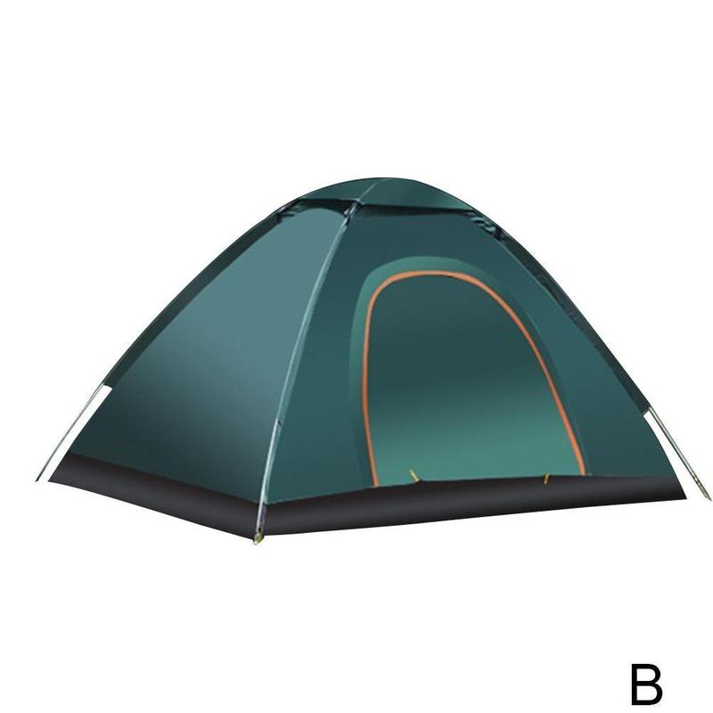 1pcs Outdoor Automatic Tent,Family Camping Tent,Easy Open Camp Tents,Ultralight Shade,For 2-3 Person Tourist Hiking: B