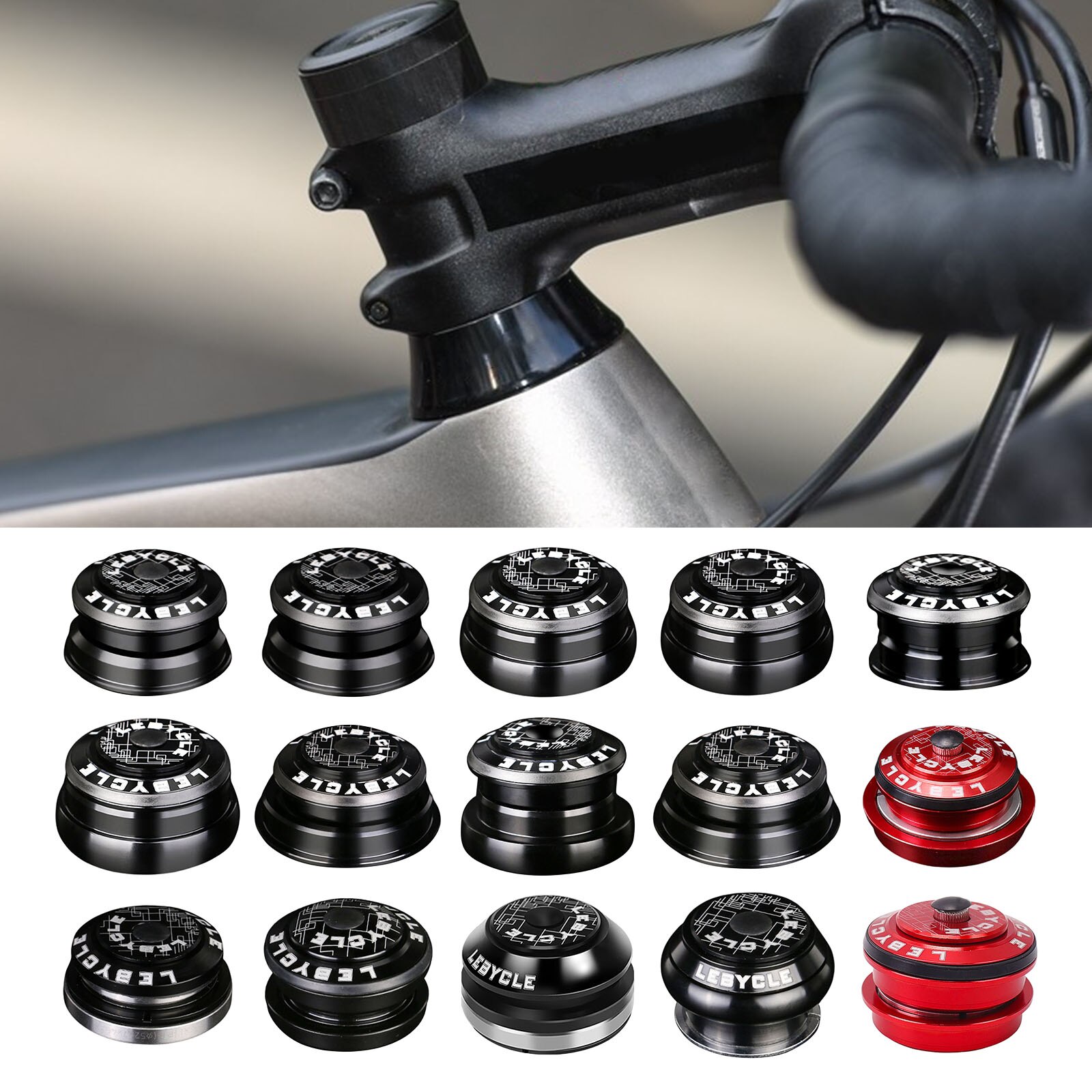 Bicycle Headset Sealed Bearing Road Bike Mountain Headsets Bowl 44MM Cycling