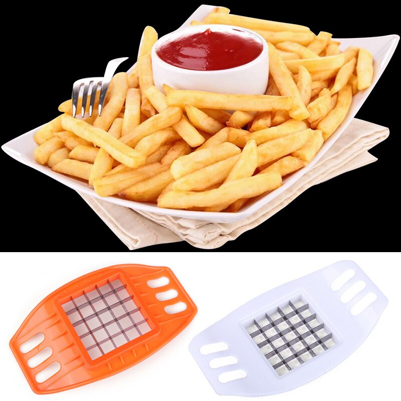 Stainless Steel Vegetable Potato Slicer Cutter Chopper Chips Making Tool Potato Cutting Fries Tool Kitchen Accessories