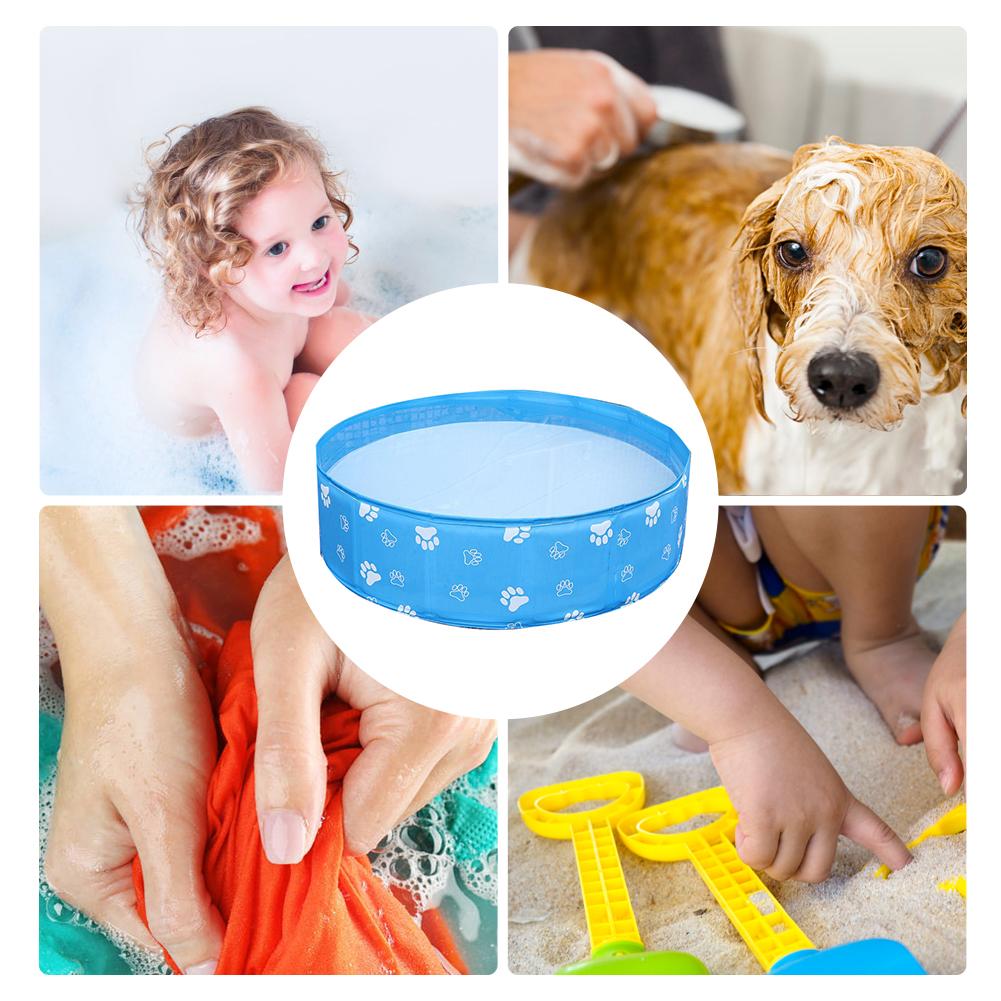 Baignoire pliable en PVC pour chiens | Piscine pour animaux de compagnie, piscine pour chien chat, baignoire pliable, chien pour animaux de compagnie, zone jouets piscine quatre saisons