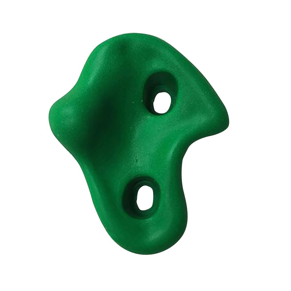 Kids Rock Wall Climbing Hand Holds Set Indoor Outdoor Playground with Screw Wall Stones Hand Feet Holds Grip Kits W/ Screws: Dark Green