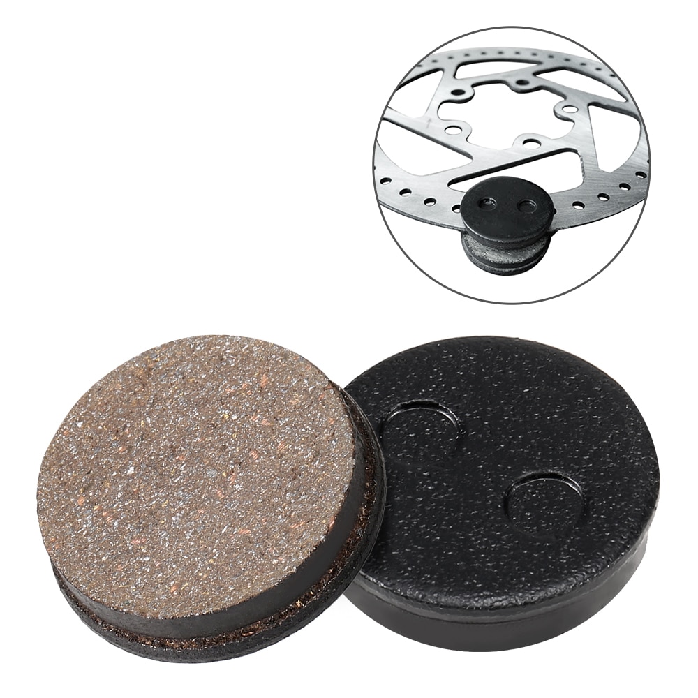 2Pcs Skateboard Rear Disc Brake Accessory Replacement Parts Braking Pads Kit for Xiaomi M365 Electric Scooter