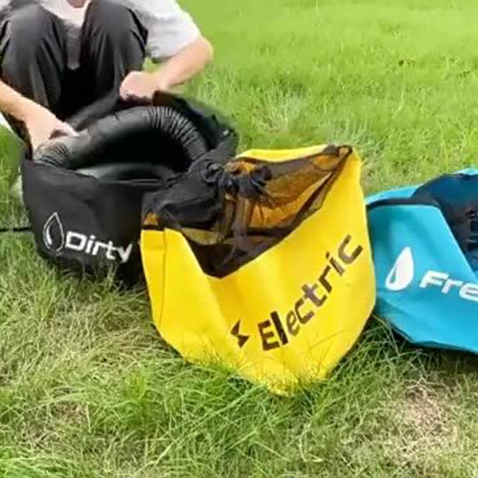 RV Sewer Hose Storage Bag With Double Zipper Foldable Rv Hose Storage Organizer RV Accessories For Waste Tools Camping