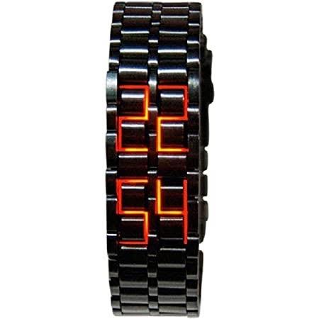Led Lava Horloge Steel Man Horloges Verkoop Mode Digitale Polshorloges Voor Mannen Elektronisch Horloge Relogios Masculino: Bronze