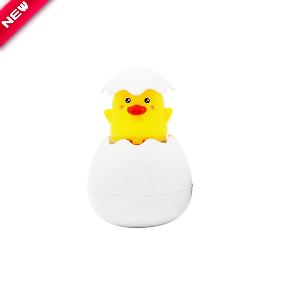 Bolla Granchi di Musica Del Bambino Giocattoli Da Bagno Piscina Per Bambini Nuoto Vasca Da Bagno Sapone Macchina Automatica Bolla Divertente Granchio Rana balena Anatra polpo: Yellow egg