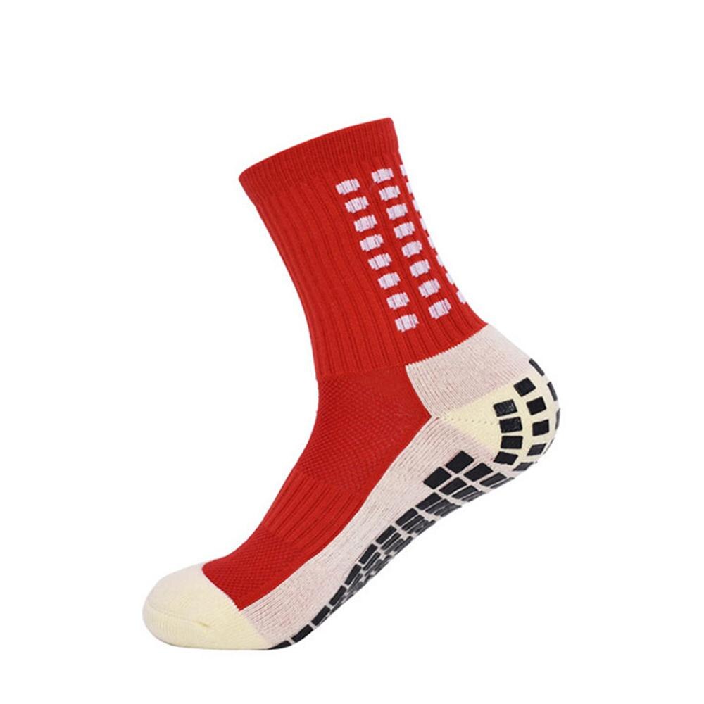 Calcetines de fútbol antideslizantes, medias deportivas de hombre, de algodón de buena , del mismo tipo que el Trusox, 9 colores, novedad: Gris