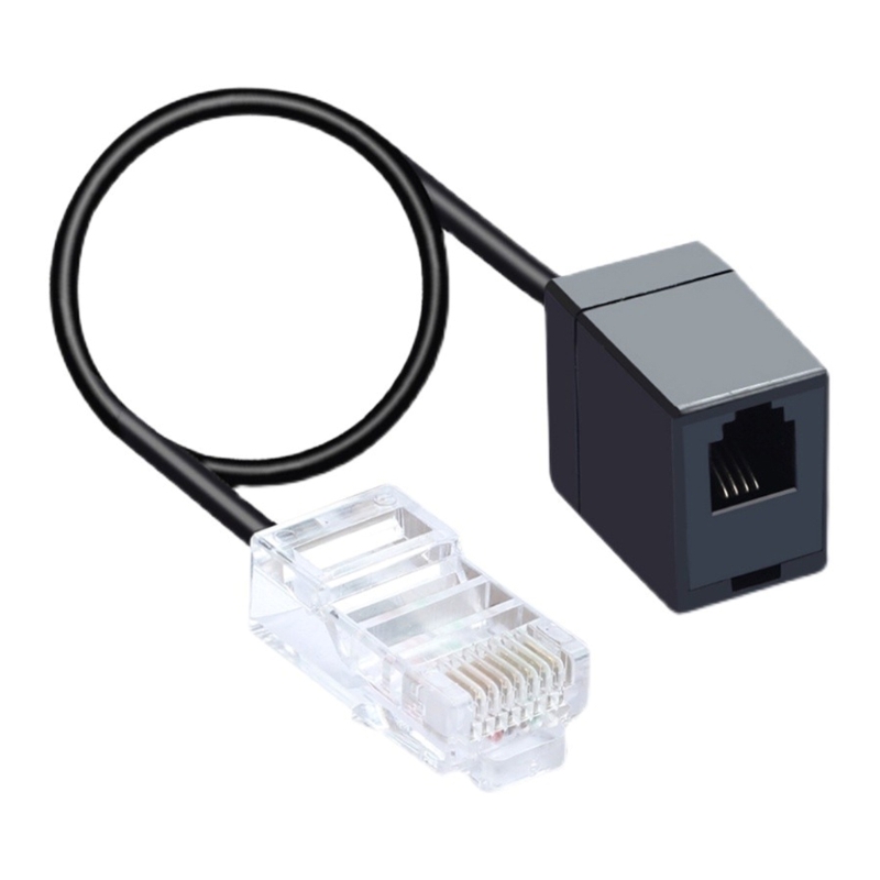 Cable adaptador teléfono Cable conector convertidor RJ45 a RJ11 para módem