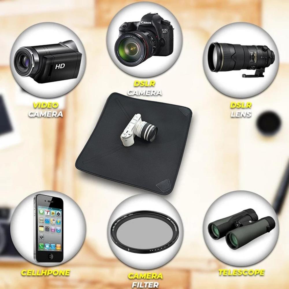 SLR Shockproof Neoprene Camera Protective Cloth Wrap Folding Camera Lens Pleated Cloth Photography Protective Cover #2D04