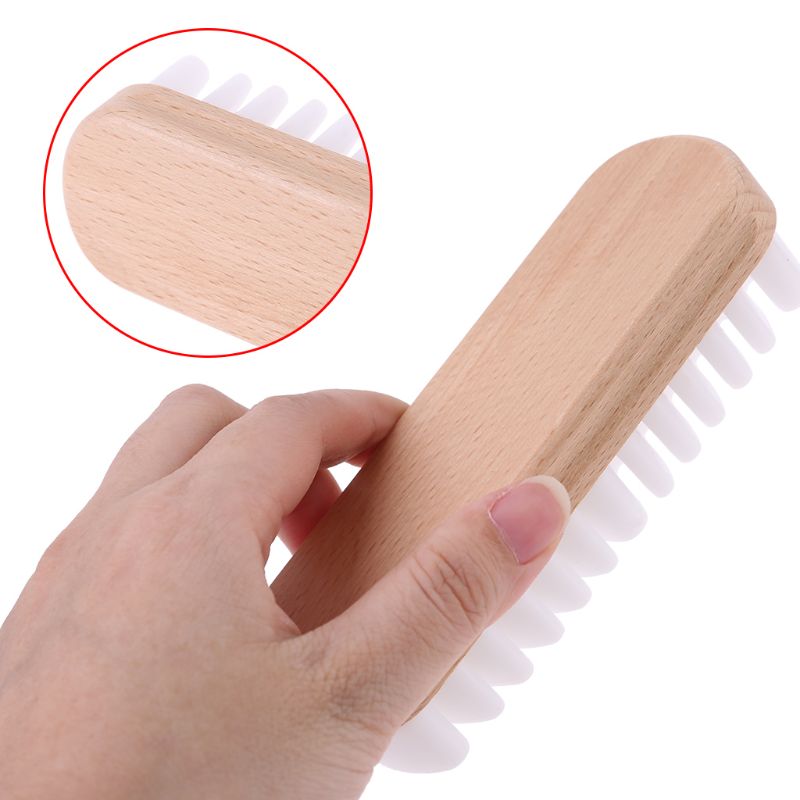 Decontamination Brush D-type Suede Leather Velvet Snow Boots Shoes Cleaning Brushes Water-free Convenient Shoe Care Maintenance