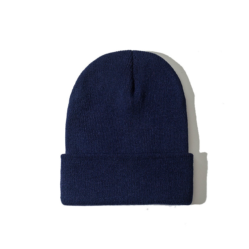 Efterår vinter slik farve strikket hue voksen hue uld blandinger blød varm strikket kasket mænd kvinder kalot hatte gorro ski huer