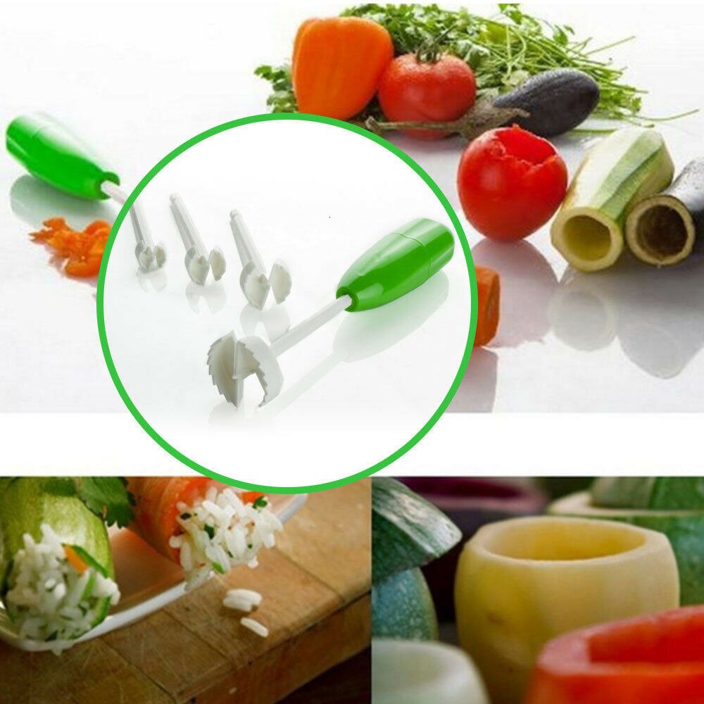 SCAVINO PER VERDURE VEGEDRILL PER DECORARE IK TUOI PIATTI RIMUOVE IL NUCLEO