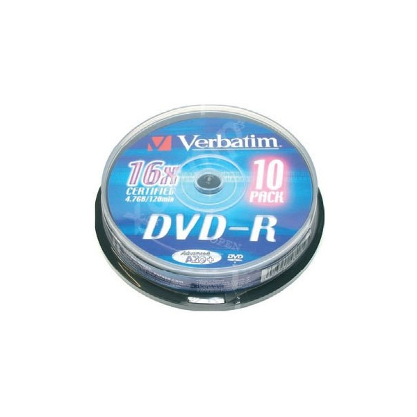 DVD-R Verbatim 43523 16x10 pcs