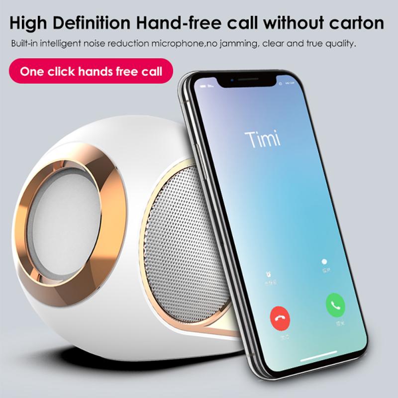 X6 Bluetooth Speaker Phone Speaker High-performance Bluetooth 5.0 Smart Chip Blue Tooth Speaker Stereo Soundbar 3D Speakers