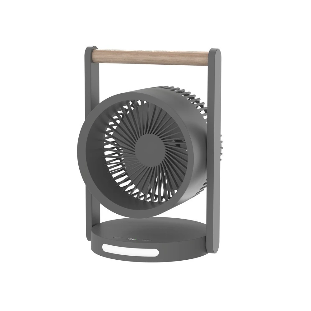 Draagbare Draagbare Ventilator Slaapkamer Verlichting Grote Windenergie Ventilator Usb Thuis Desktop Kleine Tafel Ventilator Elektrische Ventilator: Black