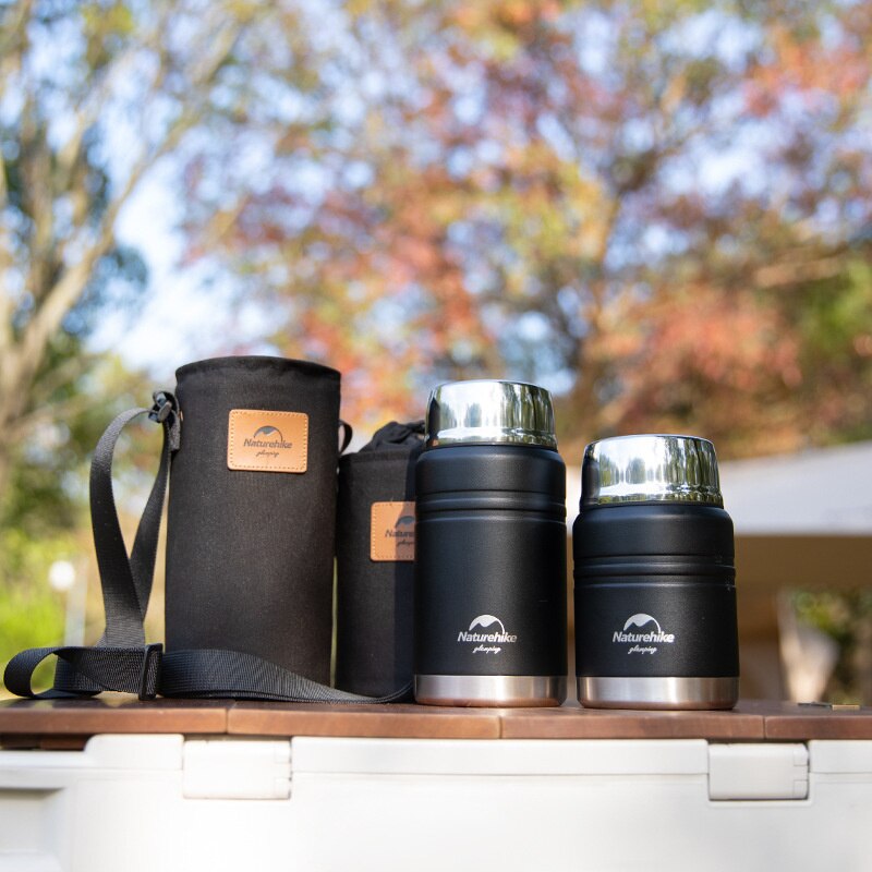 Naturehike Edelstahl Eintopf Becher draussen Camping Eintopf Topf Reise Isolierung Eimer Hohe Kapazität Tragbare Wasserkocher warm Halten