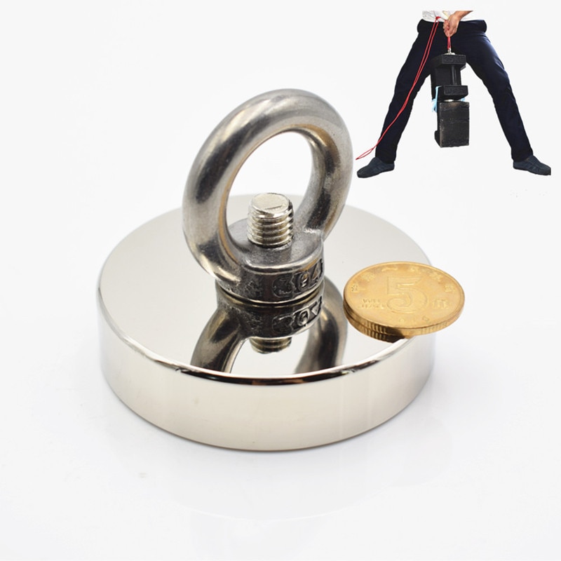 Strong Neodymium magnet super powerful search magnet hook power magnetic fishing magnet salvage permanent NdfeB holder