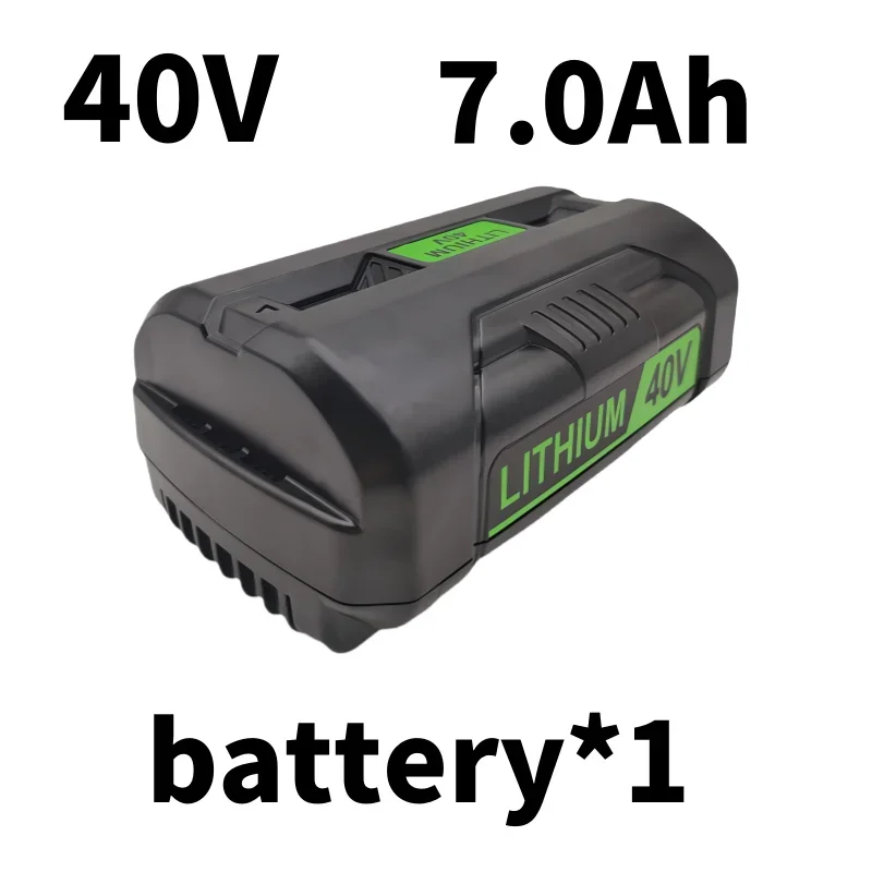 For Ryobi 7Ah 40V Li-ion Rechargeable Battery For Ryobi RY40502 RY40200 40V OP4050 OP4026 OP40401 Cordless Power Tools Battery: Pink