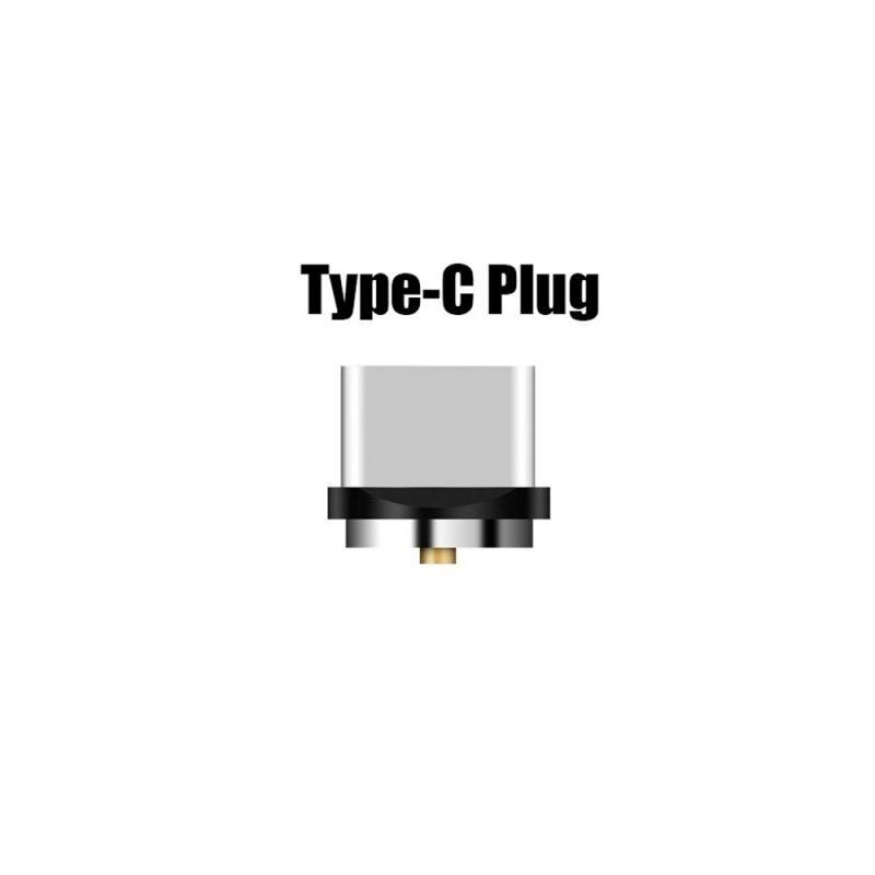 Usb-poort Magnetische Adapter Oplader Voor Iphone Ios Android Type C Usb Kabel Uk Mini Opladen Plug Converter Adapter: For Type-C