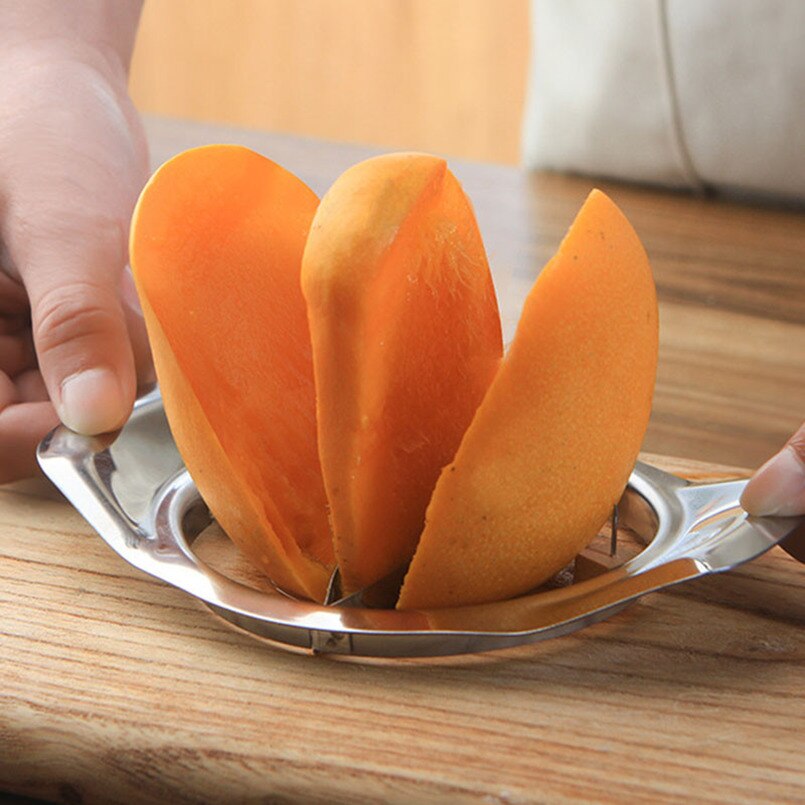 Groenten En Fruit Gereedschap Cut Mango Rvs Fruit Separator Cut Mango Mes Mango Slicer Spiralizer Keuken Gereedschap