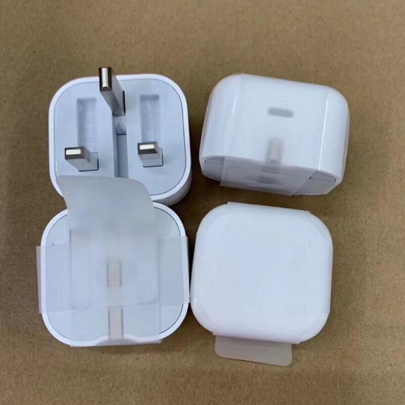 20W British Regulation PD Fast Charger for Apple iPhone11 iPhone12 Pro Max XS XR 8Plus 7 6S 6 Folding Charger