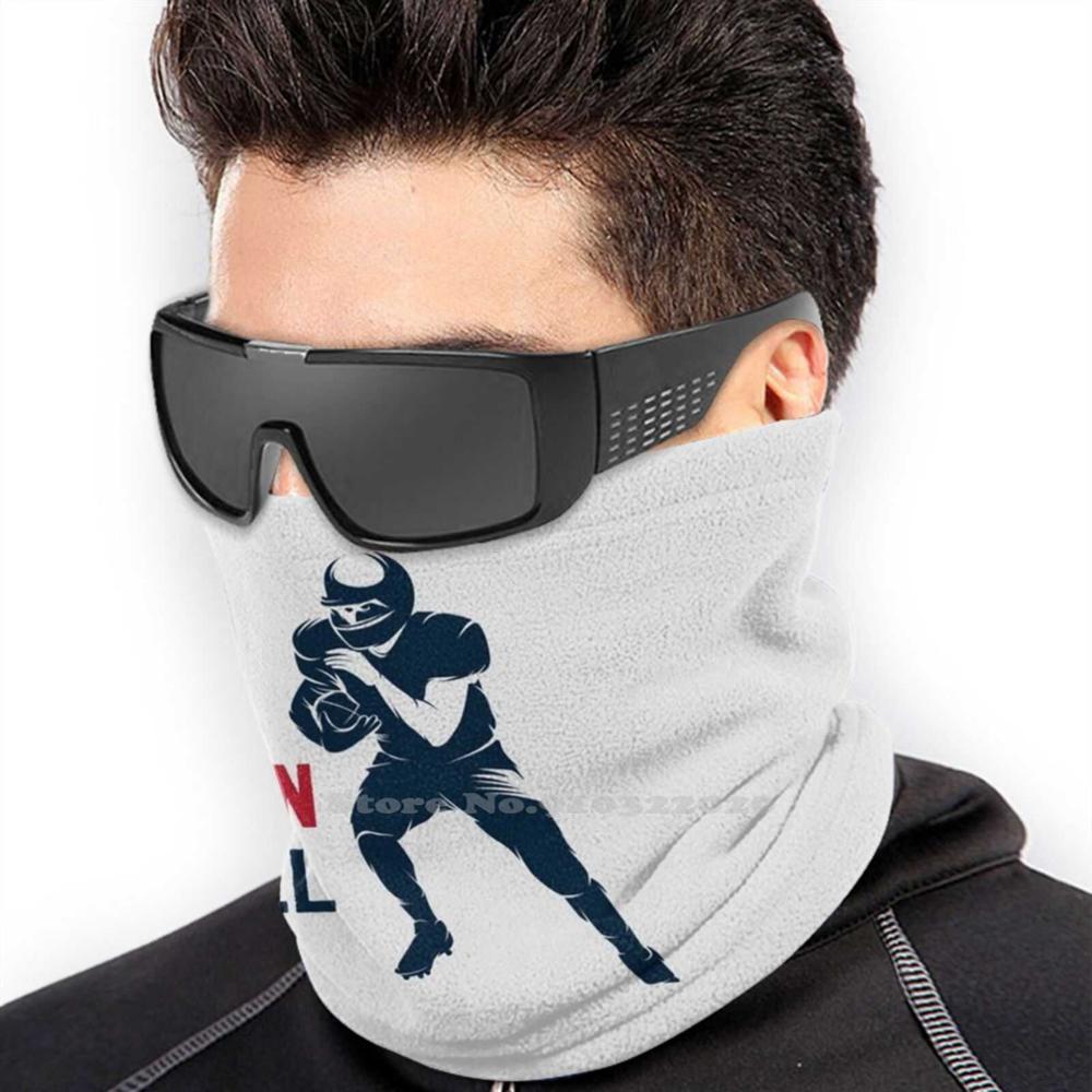 American Football Windproof Sport Mouth Neck Scarf Muffler American Football Merry Christmas American Football Tablet Cases