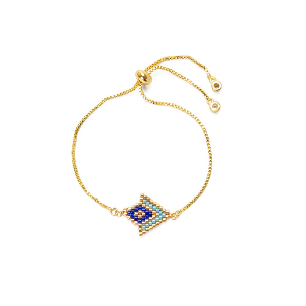ZHONGVI Evil Eye Bracelet Women For Perles MIYUKI Bracelets Lucky Evil Eye Jewelry Handmade Purseras Mujer Summer Beach: 4