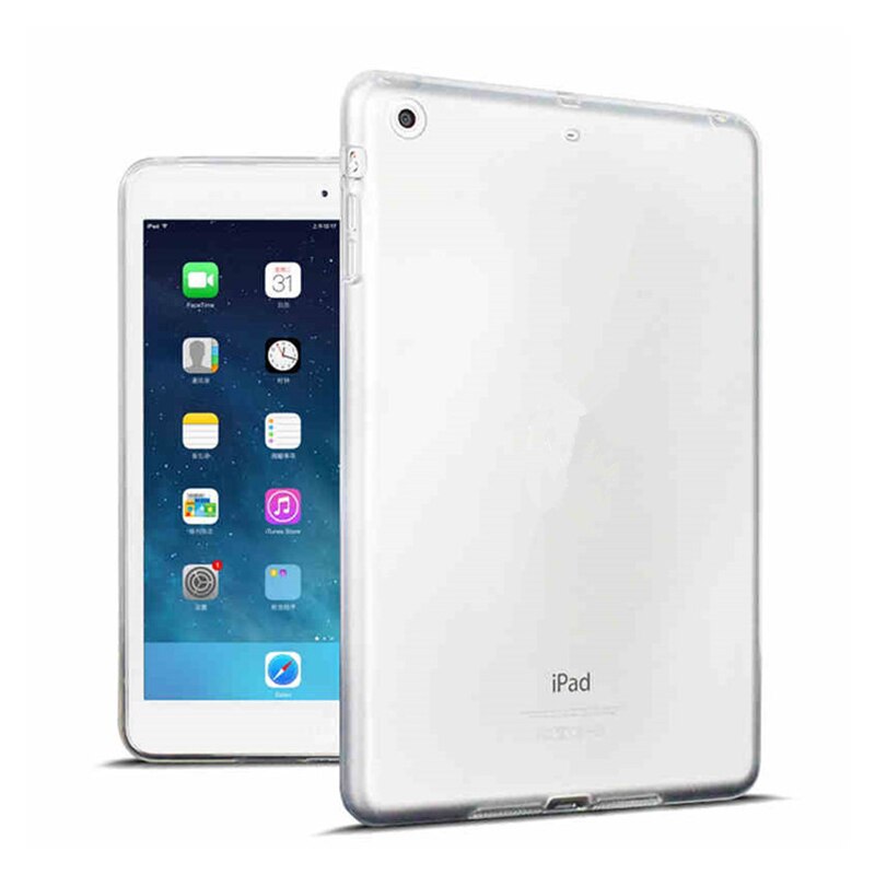 Na nowy iPad 2020 2019 10.2 Case TPU Silicon Transparent Slim Cover na iPad 2017 2018 Pro 10.5 Air 2 Air 1 Mini 2 3 4 Back Case