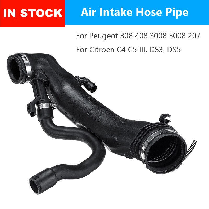 Air Intake Turbo Slang 1440Q6 9811909980 Voor Peugeot 308 408 3008 5008 207 508 Rcz 1.6 16V Citroen C4 c4L C5 Iii DS5 Picasso