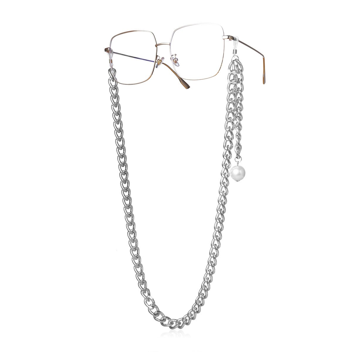 Akryl solglasögon kedja kvinnliga glasögon sladdrem chunky läsglasögon tillbehör öronband för män: Gc0502