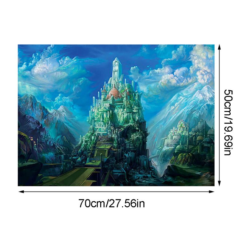 1000 Stks/pak Dikker Papier Puzzel Landschap Monteren Jigsaw Woondecoratie K92D