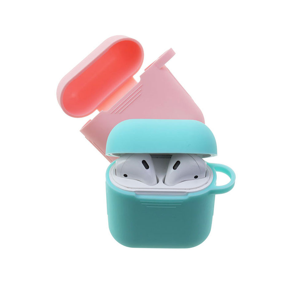 Voor Airpods 1/2 Zachte Siliconen Oortelefoon Cover Air Pods Case Earpods Accessoires Headset Beschermhoes Apple Air Pods Case