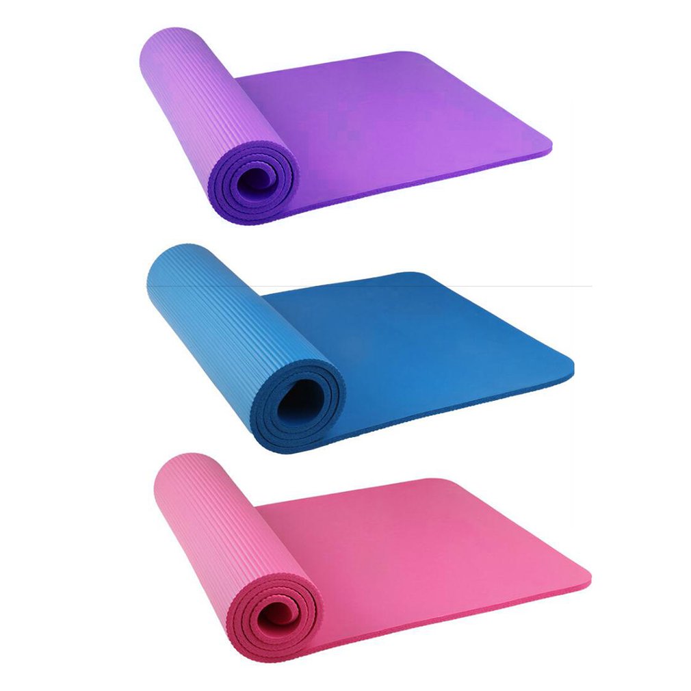Yoga Mat 1830*610*6mm With Position Line Non Slip Carpet Mat For Beginner Environmental Fitness Gymnastics Mats