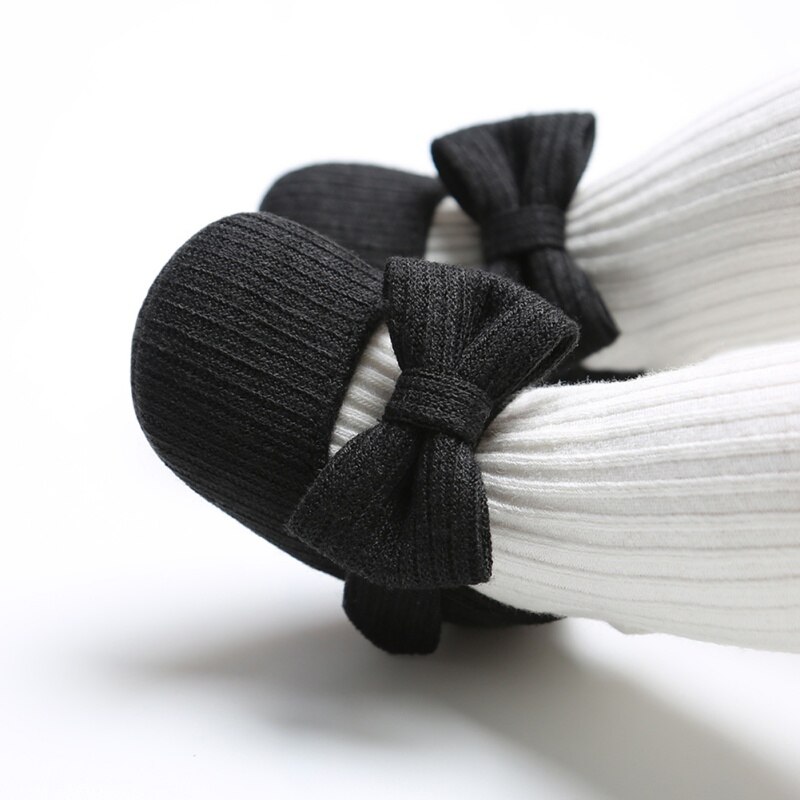 Leuke Herfst Meisje Anti-Slip Toevallige Wandelschoenen Boog Sneakers Zachte Zolen Eerste Wandelaars