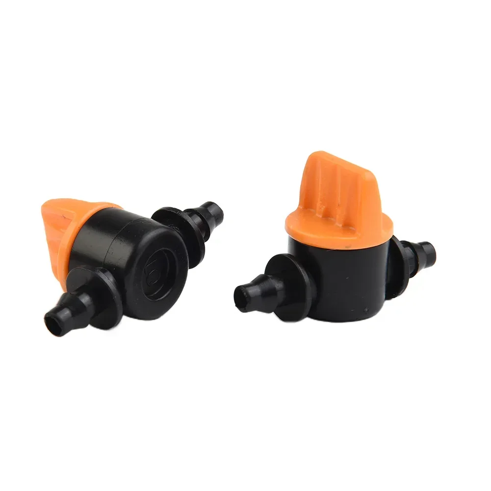 20 stk. 1/4 '' mini havevandingsventil med modhager til havevanding, vask og bilreguleringsventiler til 4mm/7mm slanger