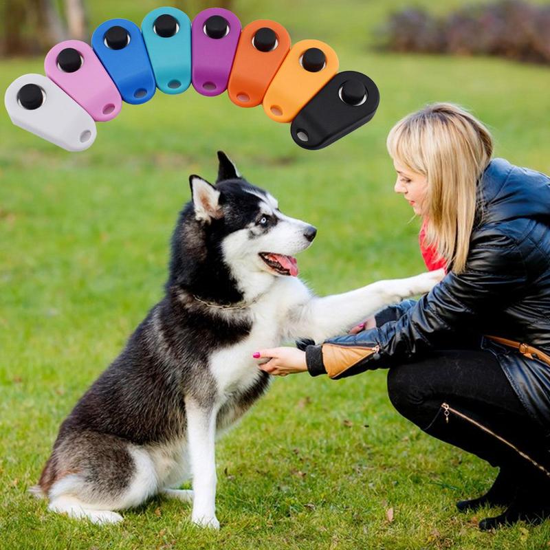 Hondentraining Clicker Huisdier Kat Plastic Sound Clicker honden Click Trainer Hulpmiddelen Draagbare geluidsgids Hondentrainingsbenodigdheden