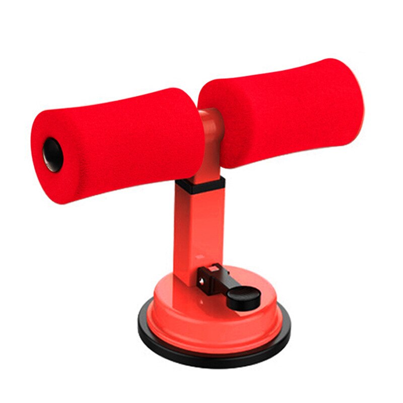 Men WomenTrainer Sit Up Bar Self-Suction Fitness Equipment Abdominal Strength Trainer Home Gym Muscle Training: Red