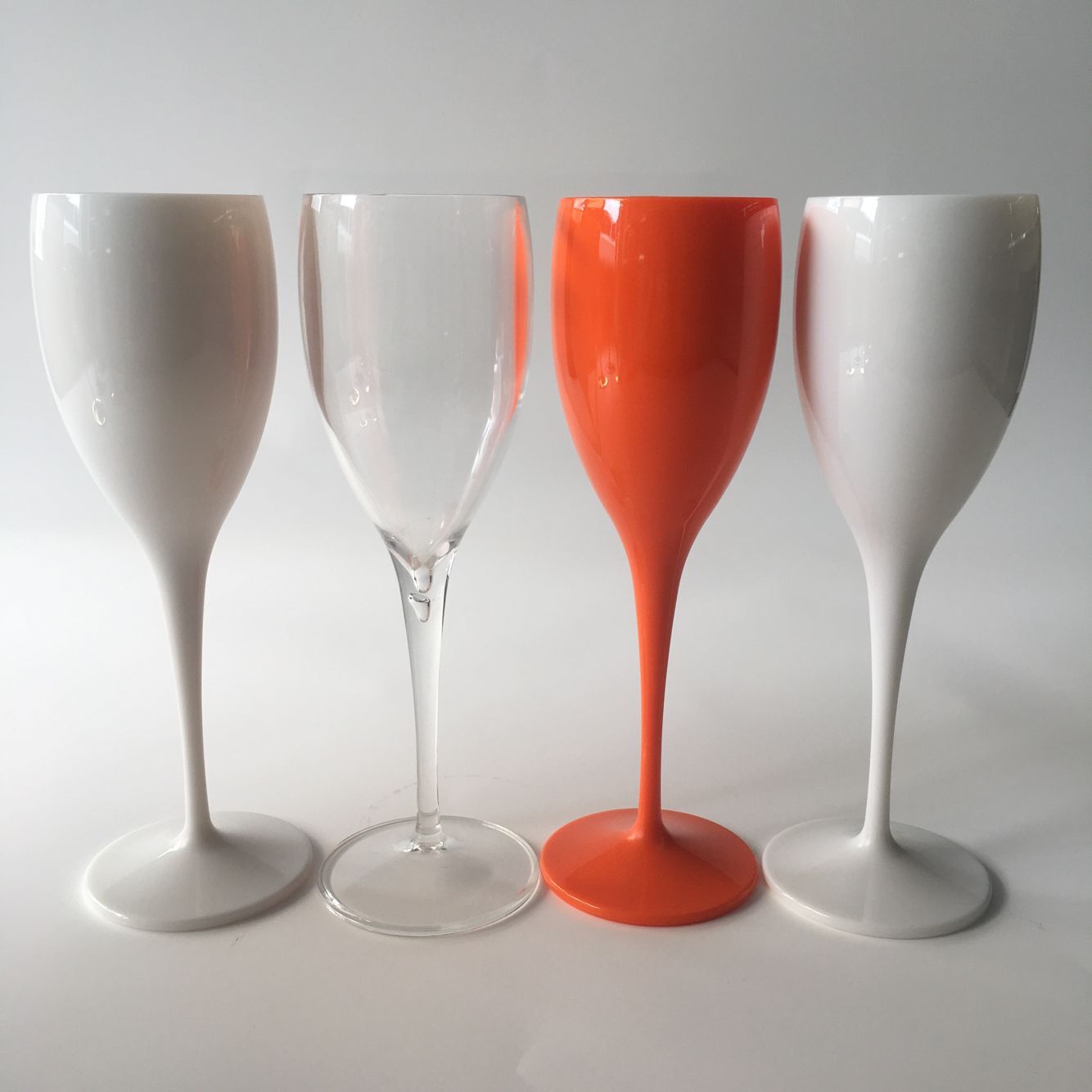 Fabrik direkt plast rödvin bägare plast tall champagne kopp pc akryl ps vinglas