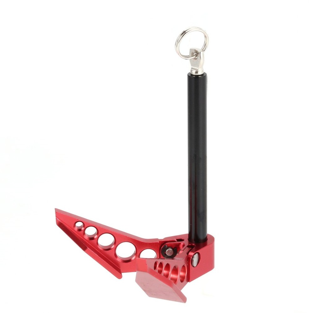 Rc Car Foldable Winch Anchor, Black And Red: Default Title