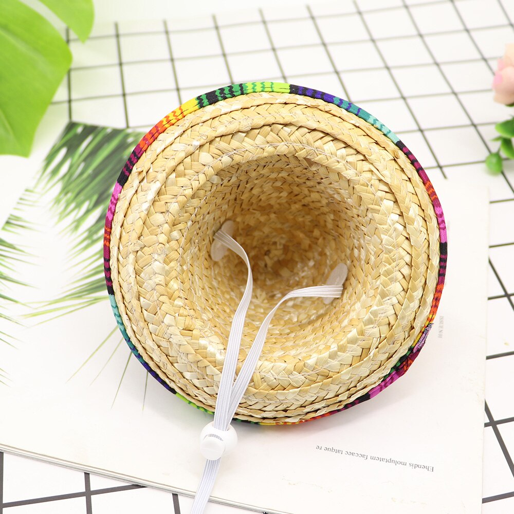 Dog Hat Puppy Pet Accessories Breathable Cute Summer Outdoor Chihuahua Hats For Small Medium Dogs Cats Adjustable Kitten Sun Cap