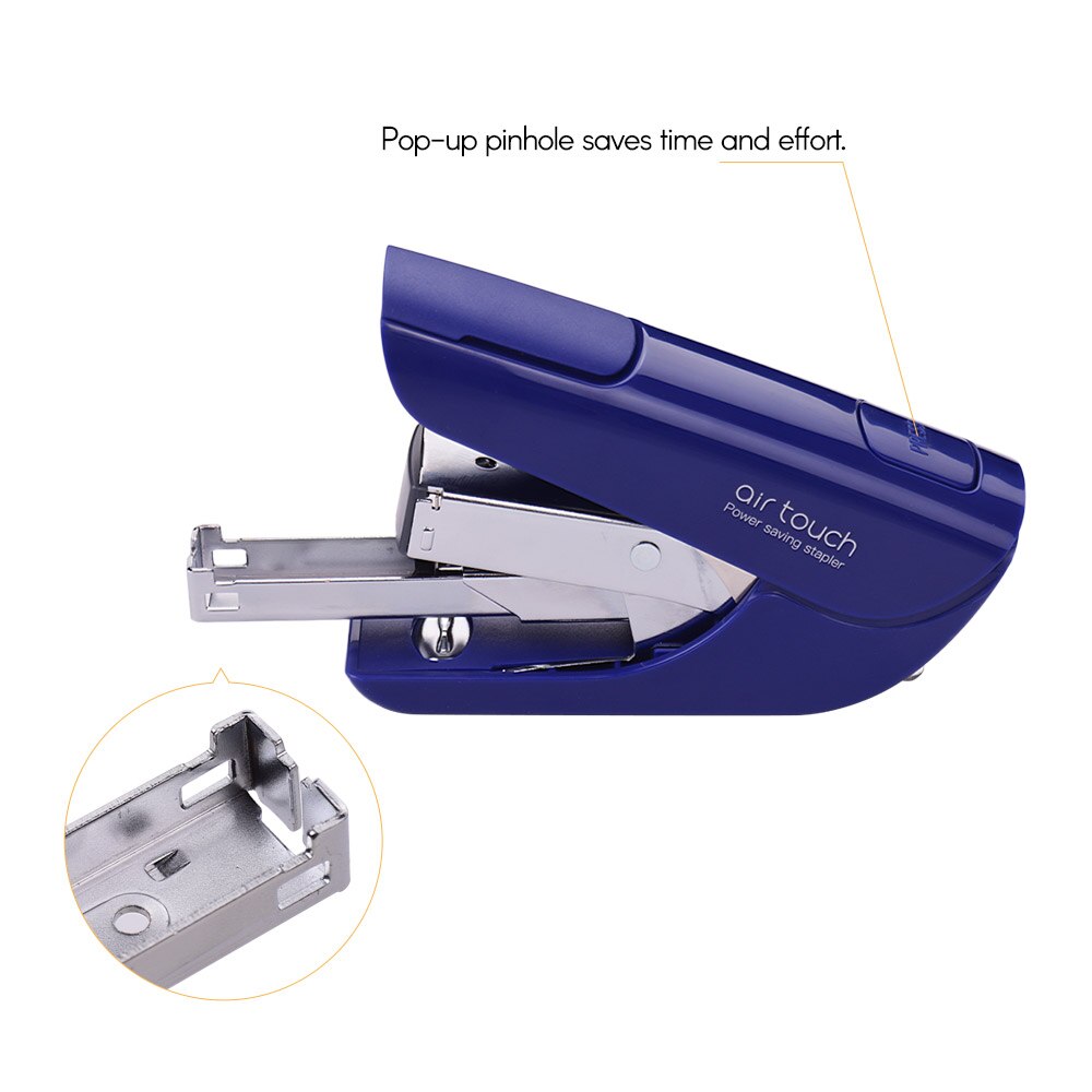 58mm Power Saving Desk Stapler Spring Powered Stapler 20 Sheet Capacity for Home School Office Executive